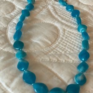 ❇️$5 when you bundle ❇️ Blue coral necklace